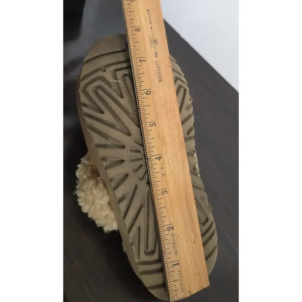 UGG Slippers Chestnut Mule Slide On Size 1 *No Tags See Measurements
